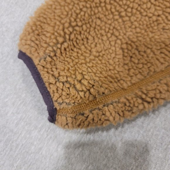 Patagonia Mens Medium Classic Retro-X Jacket Deep Pile Fleece Sherpa Brown - Picture 16 of 16